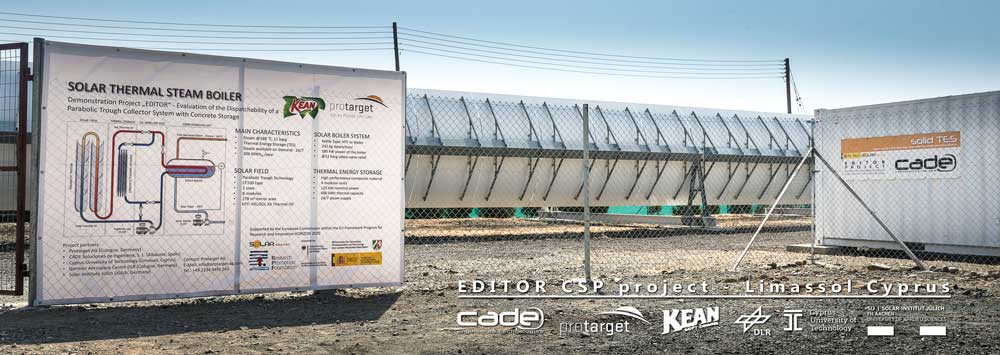 EDITOR - Parabolic Trough Collector System with Concrete Thermal Energy Storage