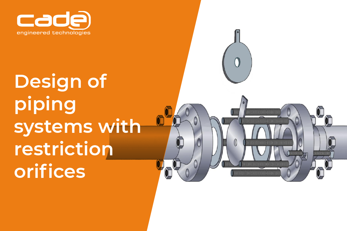 Design of piping systems with restriction orifices