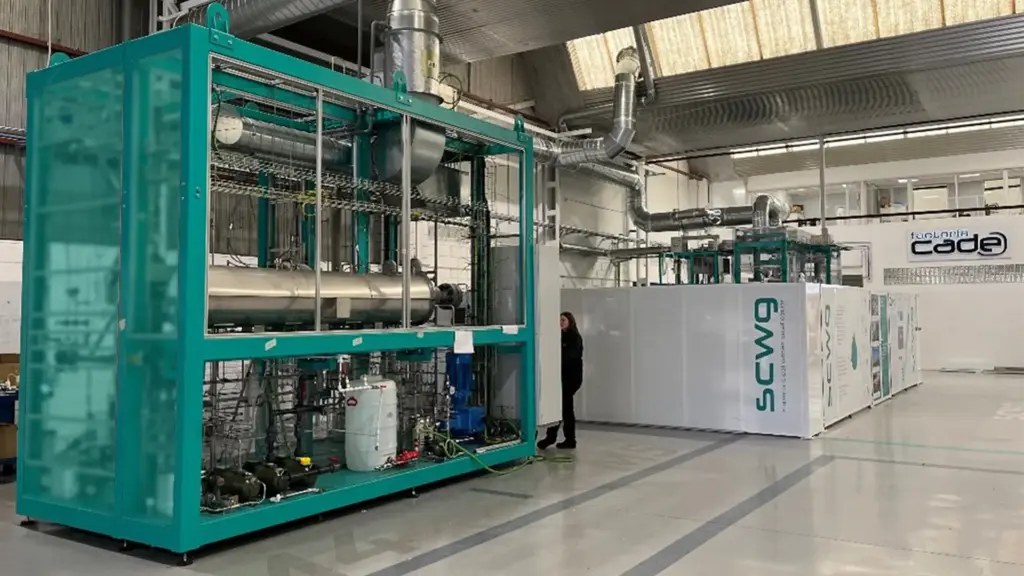 Planta DEMO CADE SCWG en la Factoría de Innovación