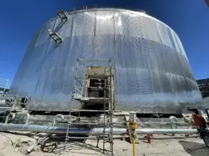 Automation System for Santiago Bernabéu Stadium 7 Molten Salts Tanks and SGS Integrity Assessment