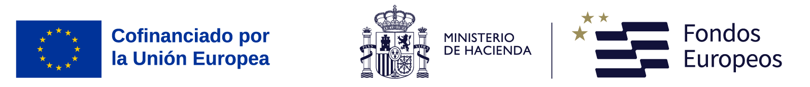 Cofinanciado por la Unión Europea · Ministerio de Hacienda · Fondos Europeos
