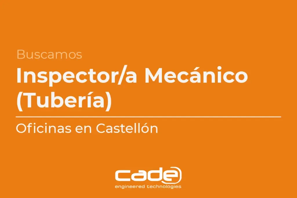 INSPECTORA MECÁNICO (TUBERIA) -CASTELLON