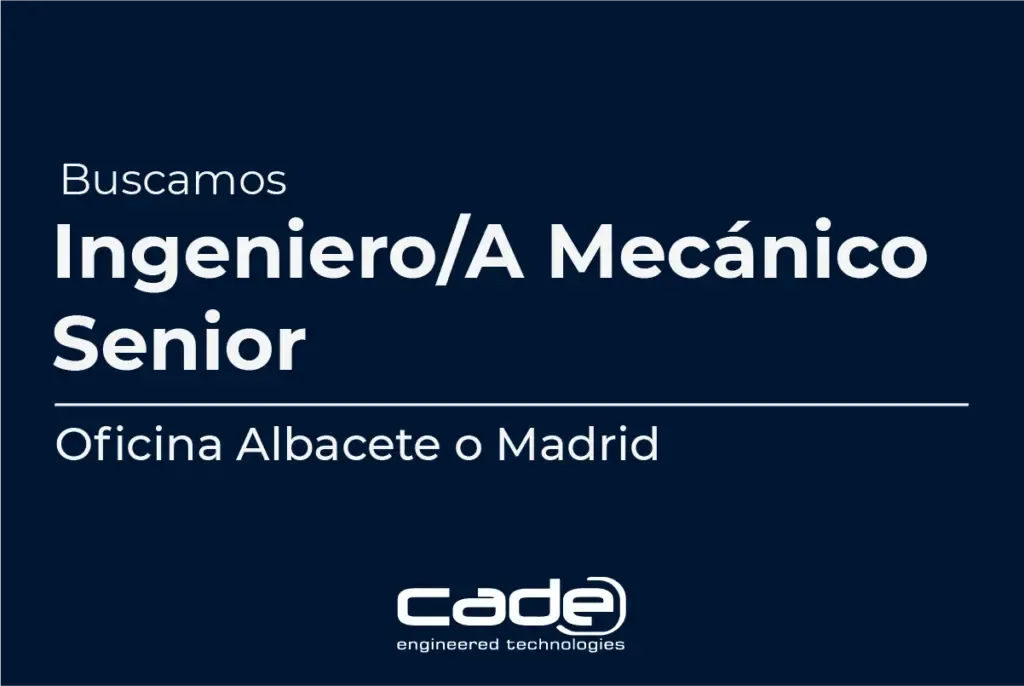 Mesa de trabajo 37INGENIERO MECANICO SENIOR