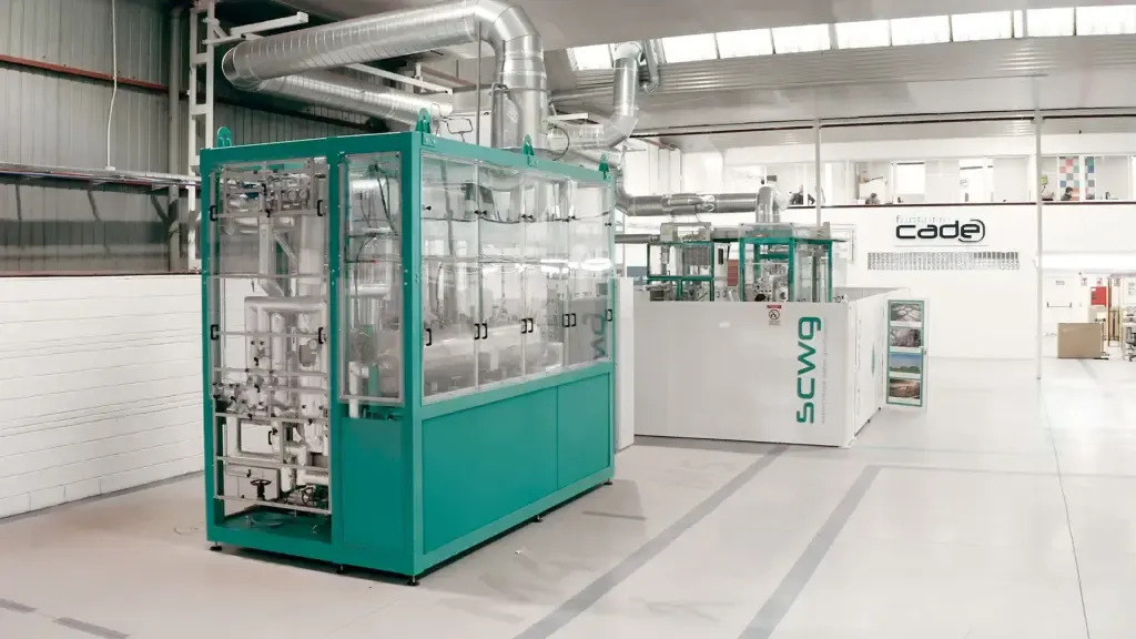 CADE SCWG: gasificación en agua supercrítica para residuos húmedos
