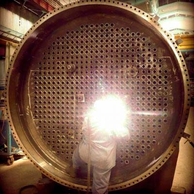Heat-Transfer-Equipment-Waste-Heat-Boiler-Manufacturing.-Courtesy-of-GRIRO Heat Transfer Equipment Waste Heat Boiler Manufacturing. Courtesy of GRIRO. Equipos de Transferencia de calor